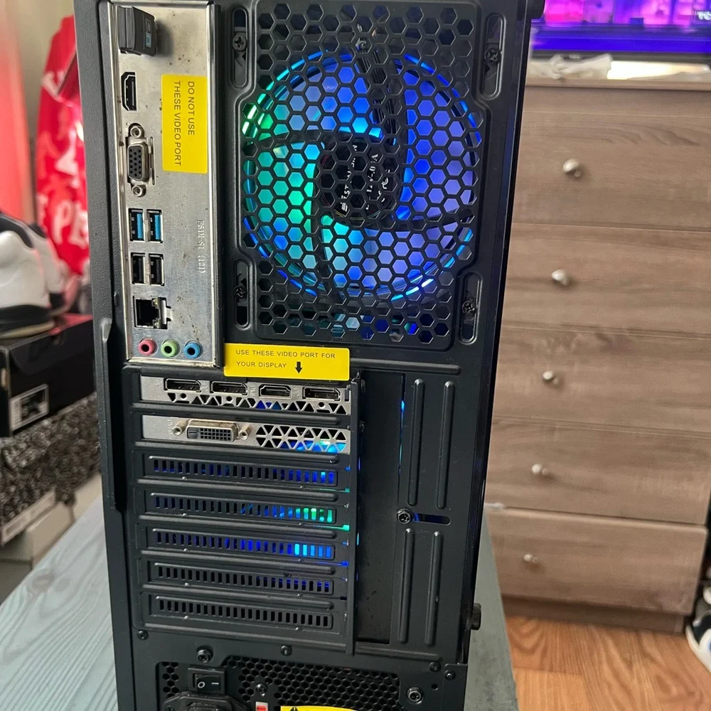 Gaming PC with RGB Lighting